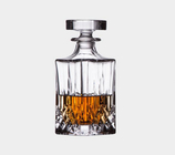 Sauare Shape Glass Whiskey Decanter Set / 650ml Personalized Scotch Decanter
